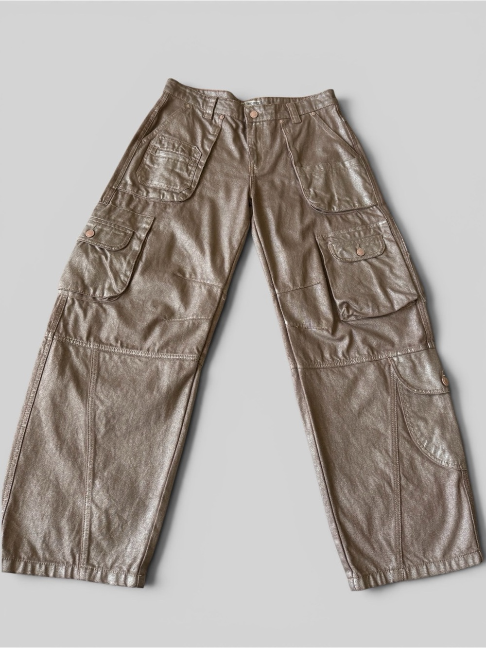 Free People Metallic Cargo Barrel
Jeans - Picture 5 of 10